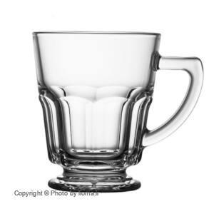 109 لیوما لیوان چای خوری طرح کازابلانکا مدل پایه دار بسته 6 عددی