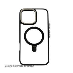 44 کاور مگ سیف Berlia مدل Bracket همراه با استند مناسب برای Iphone 16 Pro Max لیوما کاوور برلیا ایفون 16 پرومکس کاور مگ سیف Berlia مدل Bracket همراه با استند مناسب برای Iphone 16 Pro Max